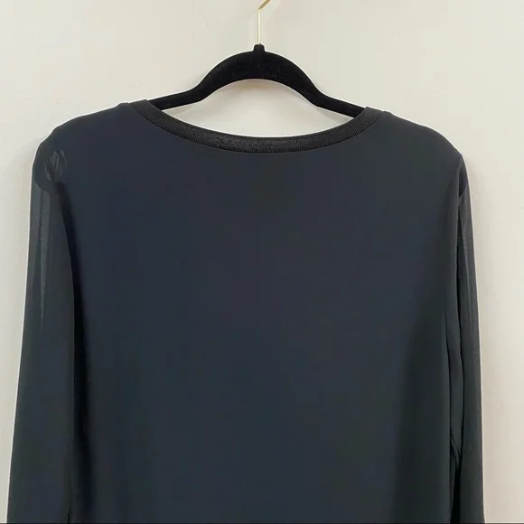 Soft Surroundings Sheer Black Tunic - Picture 13 of 14
